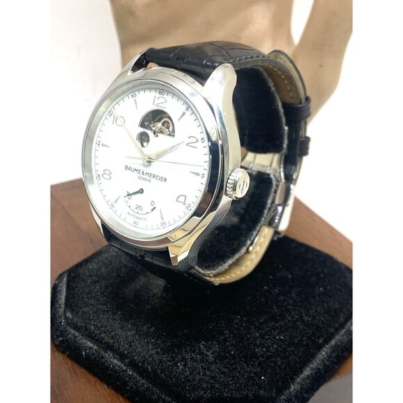 Baume & Mercier Men's Watch 10448 Clifton Swiss Automatic Power Reserve 43mm - Picture 2 of 14